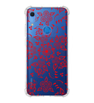 Huawei Y6s  Köşe Korumalı Antişok Kapak Nostalji Desen Tasarımlı Şeffaf  Kılıf