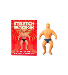 Stretch Armstrong Retro Figür – Esnetilebilir Oyuncak Kahraman, 25 cm (Çok Renkli)