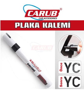 Carub Siyah Plaka Yazma Kalemi Plaka Boya Kalemi