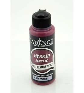 Cadence Hybrid Multisurface Akrilik Boya 120 ml. H-056 VİŞNE 