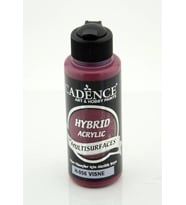 Cadence Hybrid Multisurface Akrilik Boya 120 ml. H-056 VİŞNE 
