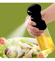 Çok Amaçlı Cam Şişe Püskürtmeli Dağıtıcı Yağdanlık Limonluk Sirke Sosluk Spreyi Siyah