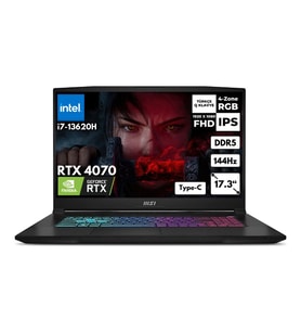 MSI Msı Katana 17 I7-13620H 16-GB DDR5 4 TB SSD RTX4070 (8gb) 17.3" Fhd 144Hz Windows 11 Pro Gaming Laptop B13VGK-1030XTRHMF32