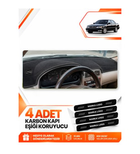 INFINITI İ30 (1995-2000) Uyumlu Ön Torpido Koruma Kılıfı Halısı - Siyah