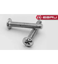 Yuvarlak Yıldız Başlı Rysb Kulp Vidası, Civata M4X60 - 50 Adet