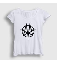 Presmono Kadın Beyaz Moongram Moonspell T-Shirt 165458tt (Beyaz)