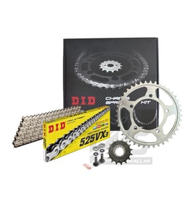 Did-Jt 2012-2014 Ducati Diavel Cromo Uyumlu Zincir Dişli Set Silver (Gümüş) Renk