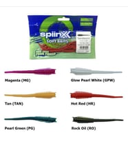 Spiinx Soft Baits Sandworm 6 cm Kokulu Silikon Yem Glow Pearl (Beyaz)