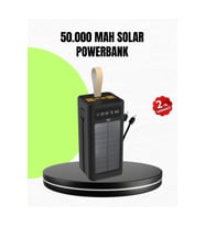 Güneş Enerjili Powerbank Dijital Göstergeli Taşınabilir Güç Kaynağı