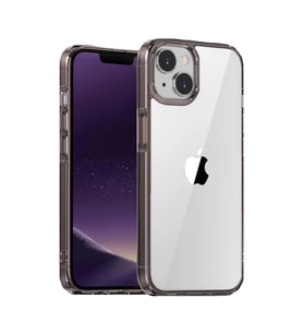 BİKAPAK ELIT CRYSTAL IPHONE 15 ŞEFFAF SİYAH KAPAK