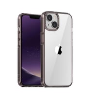 BİKAPAK ELIT CRYSTAL IPHONE 15 ŞEFFAF SİYAH KAPAK