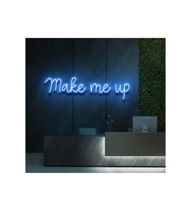 Make Me Up Yazılı Neon Tabela