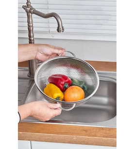 Cooker YK1428 Çelik Süzgeç 28 cm (Gri)