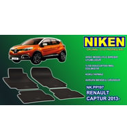 Renault Captur paspas kauçuk oem germany 2013-2020 NİKEN (Siyah)