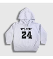 Presmono Unisex Çocuk Beyaz Stiles Stilinski Dizi Teen Wolf Kapüşonlu Sweatshirt 340953tt (Beyaz)