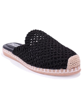 Dagoster DZA07-1155999 Siyah Triko Spor Kadın Terlik