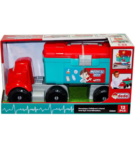 12 Parça Medikal Doktor Tır Seti 8293 (Turkuaz)