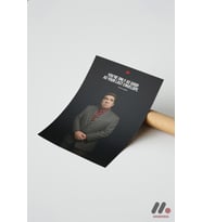Film Alıntısı Portre Poster, Çerçevesiz Yüksek Kalite Duvar Afişi - Motivasyon No:0857