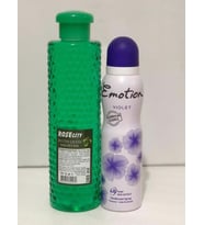 Rose City Zeytin Çiçeği Kolonyası 380 ml Alana Emotion Violet Deodorant 150 ml Hediye