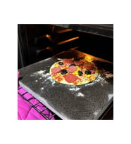 Doğal Bazalt Taşı 30x40 cm, Pizza, Fırın, Ekmek, Lahmacun, Mangal için