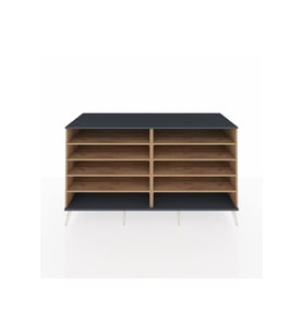 Kronos Konsol 8 Raflı  176x59x99 Çam-Antrasit/Çam