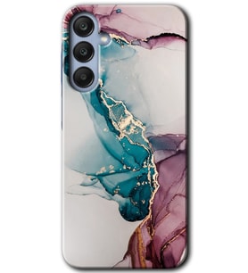 Galaxy A25 Kılıf HD Desen Baskılı Kılıf - Liquid Mermer
