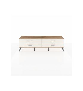 Arges TV Ünitesi 4 Çekmeceli  176x30x51 Antrasit-Çam/Aytaşı