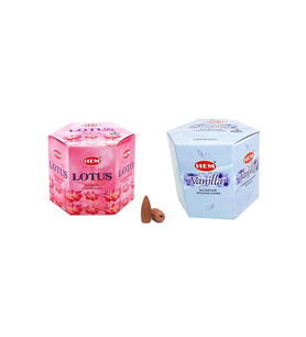 Northcity 10 Adet Geri Akış Backflow Şelale Tütsü Konisi Tütsü Back Lotus Vanilla