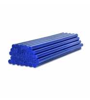 11mm Kalın Mum Sıcak Silikon Çubuk Kalın Mavi- 10'lu Paket (Kırmızı)