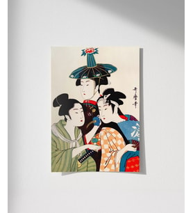 Çerçevesiz Poster Japon Kültürünün İzleri