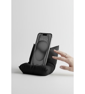Yastık Figürlü Özel Tasarım Telefon Standı (Siyah)