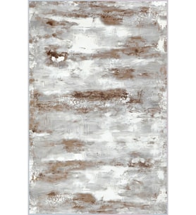 Eliana Home Baskılı, Yıkanabilir Kaymaz Taban Salon Halısı LNA0412 100x150 cm (Kahverengi)