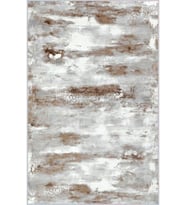 Eliana Home Baskılı, Yıkanabilir Kaymaz Taban Salon Halısı LNA0412 100x150 cm (Kahverengi)