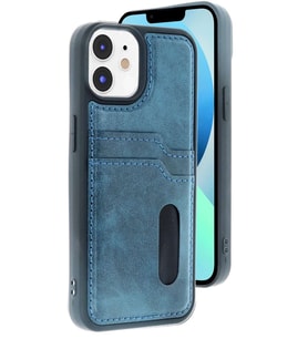 iPhone 11 Kılıf Sara Kartvizitli Deri Kılıf - Lacivert