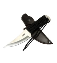Crkt Scrub Fixed 2712 Wy Kamp / Outdoor Bıçak 22,5Cm - İpli Sap, Deri Kılıflı