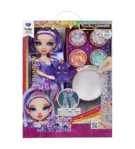 Rainbow High Violet Parıltılar ve Slime Serisi Bebeği 122425