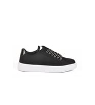 Ayakmod Siyah Süet Bağcıklı Hafif Erkek Sneaker 539 M