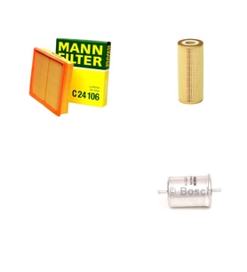 Filtre Bakım Seti Mercedes SLK 200 R170 1998-2003 Hava + Yağ f. + Yakıt Filtre Bosch