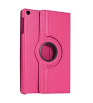 Pilelistore   Samsung Galaxy Tab A11 360 Tablet Deri Kılıf - Pembe
