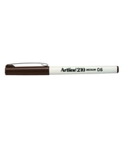 Artline 210N Keçe Uçlu Yazı Kalemi 0,6mm Koyu Kahverengi 
