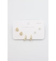 Northcity Çoklu Set Küpe - Altın