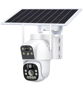 AOV Çift Kameralı 7/24 Kayıt E Sim Özellikli 4G Solar Kamera Hiesasy Uygulama