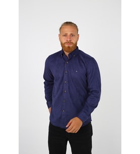 BRG 13241 NUBUK GÖMLEK/LACİVERT/L