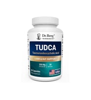 DR.BERG TUDCA – 250 mg of Tauroursodeoxycholic Acid – 30 Vegetable Capsules