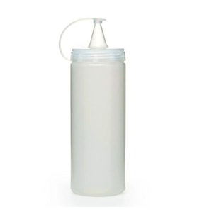 Şeffaf Kapaklı Sızdırmaz Yağlık Sosluk Şişesi Plastik Yağdanlık 400 ml. AP-9028 (5690)