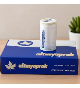Northcity Beyaz Dikiş İpi 100 m - 12'li Paket
