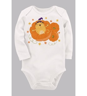 Organik Baskılı Pamuklu Unisex Bebek Body UZUNE157