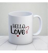 Hello Love Kupa Bardak (Çok Renkli)