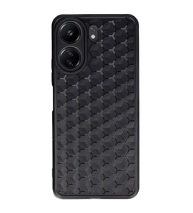 Xiaomi Redmi 13C Kılıf Petek Silikon Kapak - Siyah