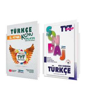 Yayın Denizi TYT Türkçe El Kitabı ve Pro Sondaj Soru Bankası Seti 2 Kitap